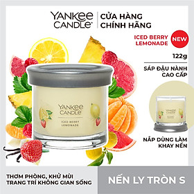 Nến ly tròn sáp đậu nành Yankee Candle size S (122g) - Iced Berry Lemonade