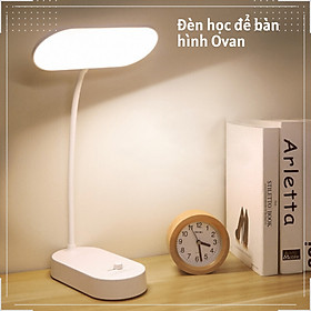 Mua Đèn học để bàn Pin sạc 1500mAh tháo rời 3 nhiệt độ màu Hình Ovan
