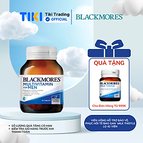 Vitamin Tổng Hợp Hỗ Trợ Sức Khỏe Nam Giới Blackmores Multivitamin For Men Lọ 50 Viên