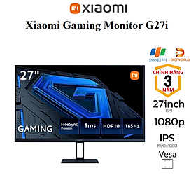 Màn hình máy tính Xiaomi Gaming 1080P Tần số quét 165 Hz Tấm nền IPS Chuẩn Vesa G27i - Hàng chính hãng