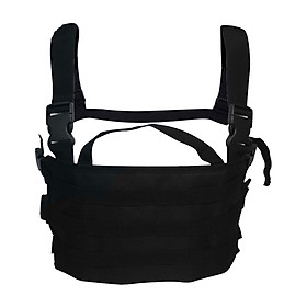 Molle Chest Rig, Molle Chest Harness Holder Vest for Hunting Camping Hiking Fishing