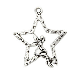 20Pcs Star Charm Pendant for Jewelry Making Bracelet Necklace Accessory DIY