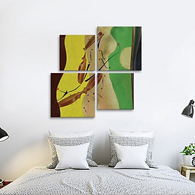 Mua Bộ 4 Tranh Trừu Tượng Nghệ Thuật - Phong Cách Nude Art Canvas W1152