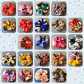 COMBO 5 DÂY CỘT TÓC SCRUNCHIES - NHIỀU MÀU