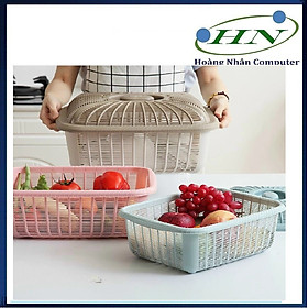 Mua RỔ VUÔNG ĐỰNG HOA QUẢ CÓ NẮP