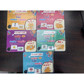 Bộ Flash Card 5 Chủ Đề Giúp Bé Phát Triển 1023FC5