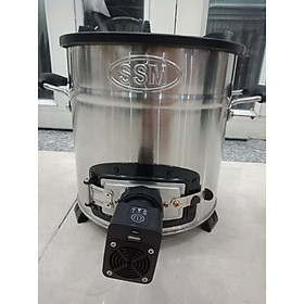 Mua Bếp đun nướng bằng viên nén  than củi  có quạt sạc BSR-SSM001 Có bộ nướng BBQ (bán kèm nếu mua thêm)