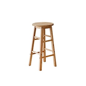 Ghế Gỗ Bar stool Thiết Kế Hiện Đại Phong Cách NỘI THẤT TC205 Gỗ cao su - cao 60cm