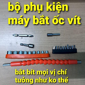 Mua bộ phụ kiện bắt vít  thanh truyền động lực máy khoan