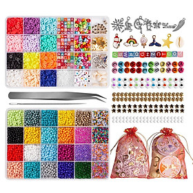 Polymer Clay Beads Pendant Glass DIY Bracelets Jewelry Making Finding