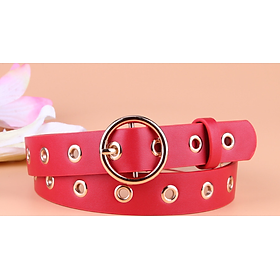 Thắt Lưng Nữ Khóa Kim Loại Tròn TL002 MayHomes, Dây Lưng Nữ, Dây Nịt Nữ Mặt Tròn Chất Liệu Da PU Bền Đẹp