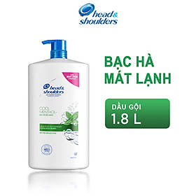 Dầu Gội Head & Shoulder Bạc Hà Mát Lạnh Chai 1.8L