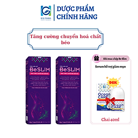 Bộ 2 hộp Sủi kiểm soát cân nặng HGSG pharma Be Slim Tuýp 20 viên