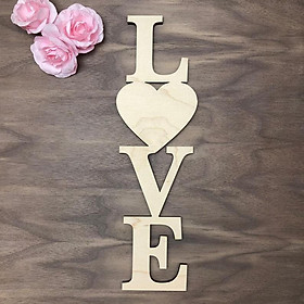 Bộ Chữ "LOVE " bằng gỗ cao cấp trang trí dán tường, decor phòng, của hàng, cửa hiệu