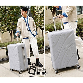Vali du lịch thaivi Nancy Size 20/24 cao cấp nhựa PP chống vỡ tuyệt đối - bảo hành 5 năm