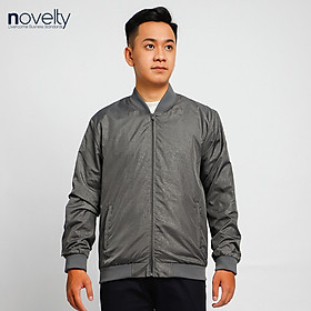 Áo jacket nam in chìm Novelty xám đậm 2203382