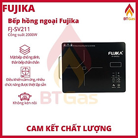 Mua Bếp hồng ngoại đơn  mặt kính Ceramic cảm ứng công suất 2000W Fujika FJ-SV-211 - Hàng chính hãng