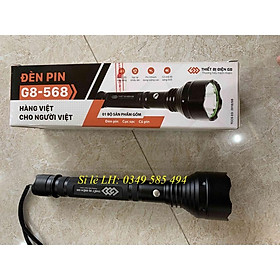 Đèn pin cầm tay G8-568 hợp kim nhôm siêu sáng, siêu bền