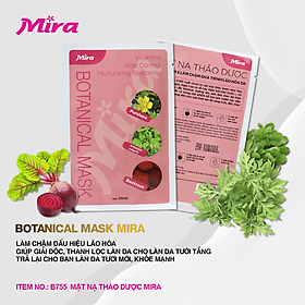 Mặt Nạ Thảo Dược Dưỡng Ẩm & Chống Lão Hóa Mira 30ml B755