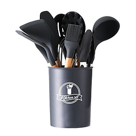 Mua Bộ Làm Bếp Silicone 11 Món  Dụng Cụ Làm Bánh Cán Gỗ Cao Cấp  Nấu Ăn Chịu Nhiệt  An Toàn SHOPGIATOT1989