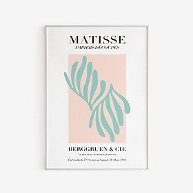 Tranh treo tường | Tranh Matisse - Papiers Decoupes Poster - Green - Beige - Neutral Colors