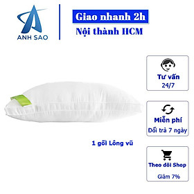 Mua 1 Gối Lông Vũ Microfiber Sài Gòn 47x67cm - tặng kèm túi xách sang trọng
