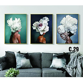 - Tranh Canvas khung composit treo tường phòng khách
