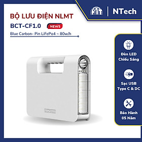 Bộ Lưu Điện Năng Lượng Mặt Trời Blue Carbon BCT-CF1.0 – Đa Năng, Sạc Nhanh