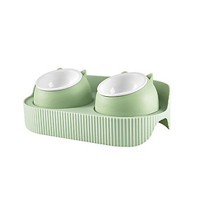 Elevated Cat Bowls Raised Cat Food Bowls Pet Dishes for Cats and Small Dogs