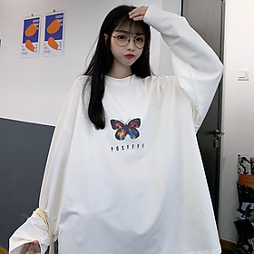  Áo thun tay dài form rộng unisex Wind POXFFF ulzzang Wind