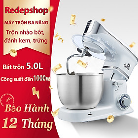 Mua Máy trộn bột máy đánh trứng cỡ lớn đa năng bát inox 5 lít/6.5 lít công suất 1000W /1300W máy trộn bột đa năng đánh kem làm bánh tiện dụng
