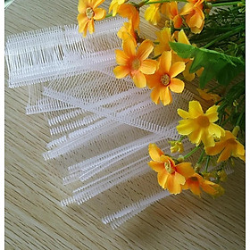 Dây nhựa trắng 3-5-7cm xỏ, gắn mác quần áo-5000c
