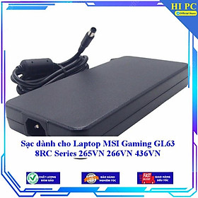 Mua Sạc dành cho Laptop MSI Gaming GL63 8RC Series 265VN 266VN 436VN - Hàng Nhập khẩu