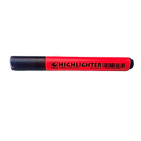 Bút Highlighter, bút dạ quang, bút ghi nhớ sắc màu cho học sinh, sinh viên, giáo viên - Hàng cao cấp - màu đỏ nhạt