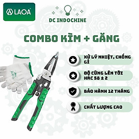 Kìm điện, kìm mỏ nhọn đa năng , hàng LAOA chính hãng, chất lượng cao, tiện dụng