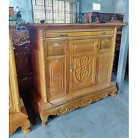 Mua Tủ thờ gỗ tràm 1m54 mẫu trơn mẫu mới BT90