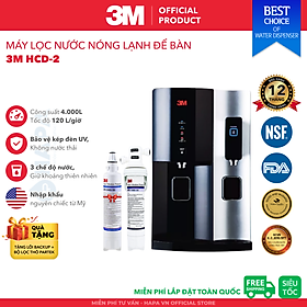 Mua Máy Lọc Nước Nóng Lạnh Để Bàn 3M HCD-2 Cao Cấp  Công Nghệ Bảo Vệ Kép 3M Với Đèn UV  Nhập Khẩu Mỹ - Hàng Chính Hãng 3M
