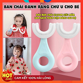 Mua Bàn Chải Đánh Răng Chữ U Thông Minh Chất Liệu Silicon Cho Bé Từ 2 - 6 Tuổi