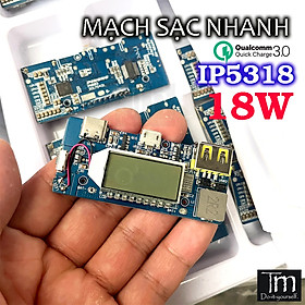 Mua Mạch Sạc Dự Phòng Sạc Nhanh Hiển Thị LCD QC3.0 18W Chip IP5318
