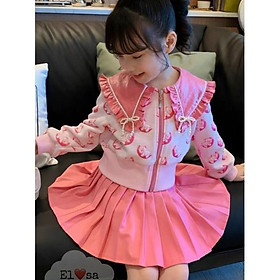 Váy bé gái, sét gấu mặt trăng 18-27kg