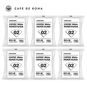 Giấy lọc V60 tẩy trắng Made in Japan CAFE DE KONA