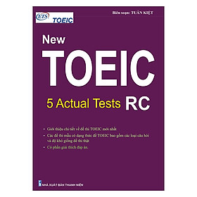 [Download Sách] New Toeic: 5 Actual Tests - RC