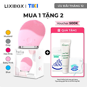 Máy Rửa Mặt Halio Facial Cleansing & Massaging Device Sóng Âm Dành Cho Mọi Loại Da