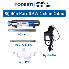 Mua Bộ Đèn UV Karofi 6W 2 Chân Cắm Tiệt Trùng An Toàn Và Hiệu Quả Dành Cho Máy Lọc Nước RO - Hàng chính hãng