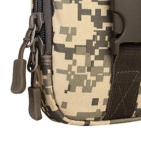 Outdoor Camping Sports Molle Waist Bag Phone Case Belt Pouch Black