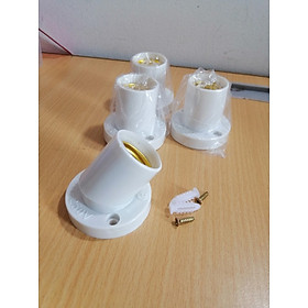 Mua Đui đèn E27 áp tường xoay 45 độ kèm vít