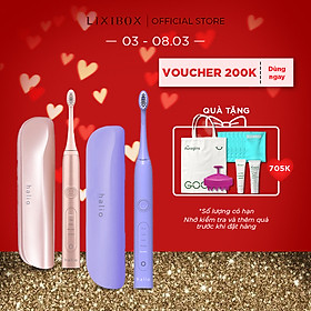 Combo 2 Bàn Chải Điện Halio Sonic Whitening Electric Toothbrush PRO