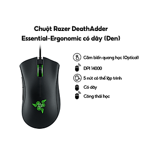 Mua  Mới  hàng chính hãng  Chuột Razer DeathAdder Essential