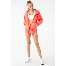 Set áo khoác dù thể thao chống nắng nữ + quần ngắn tập Gym / Chơi Thể Thao