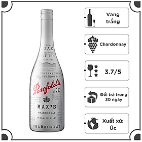 Rượu vang trắng Úc Penfolds Max's Chardonnay 13% 750ML - không hộp